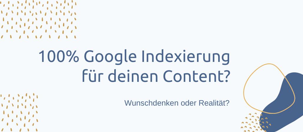 Google Indexierung